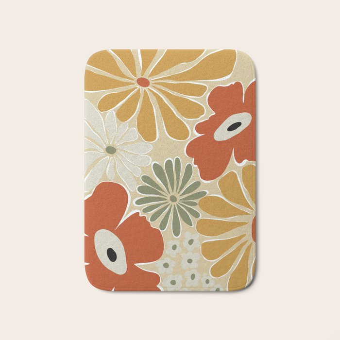 Vintage Vibes Bath Mat Gallery Image 1