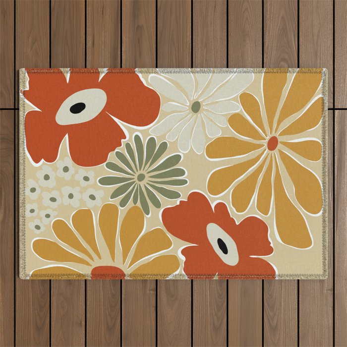 Vintage Vibes Outdoor Rug Gallery Image 1