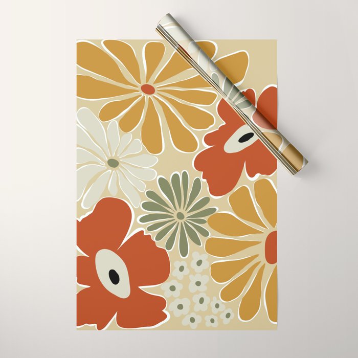 Vintage Vibes Wrapping Paper Gallery Image 1