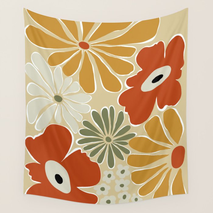Vintage Vibes Wall Tapestry Gallery Image 4