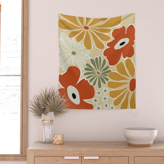 Vintage Vibes Wall Tapestry Gallery Image 2