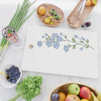 Forget Me Nots Cutting Board Gallery Image 2