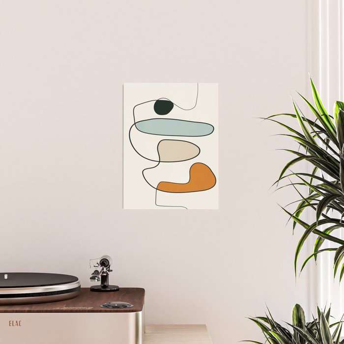 Abstract Line 14 Poster Gallery Image 2