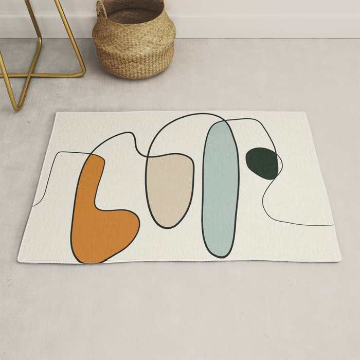 Abstract Line 14 Rug Gallery Image 1