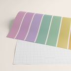 Gradient Arch XV Tropical Mid Century Modern Rainbow Wrapping Paper Gallery Image 2