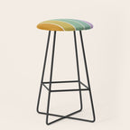 Gradient Arch XV Tropical Mid Century Modern Rainbow Stool Gallery Image 1