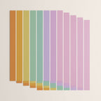 Gradient Arch XV Tropical Mid Century Modern Rainbow Wrapping Paper Gallery Image 3
