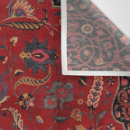 Antique Burgundy Wine Persian Oriental Wall Tapestry Gallery Image 3