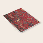 Antique Burgundy Wine Persian Oriental Notebook Gallery Image 3