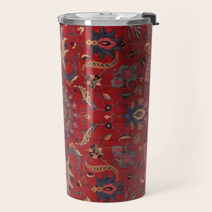Antique Burgundy Wine Persian Oriental Travel Mug Gallery Image 2
