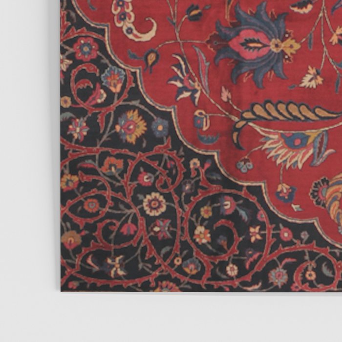 Antique Burgundy Wine Persian Oriental Poster Gallery Image 3