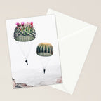 Flying Cacti Stationery Card Gallery Image 2