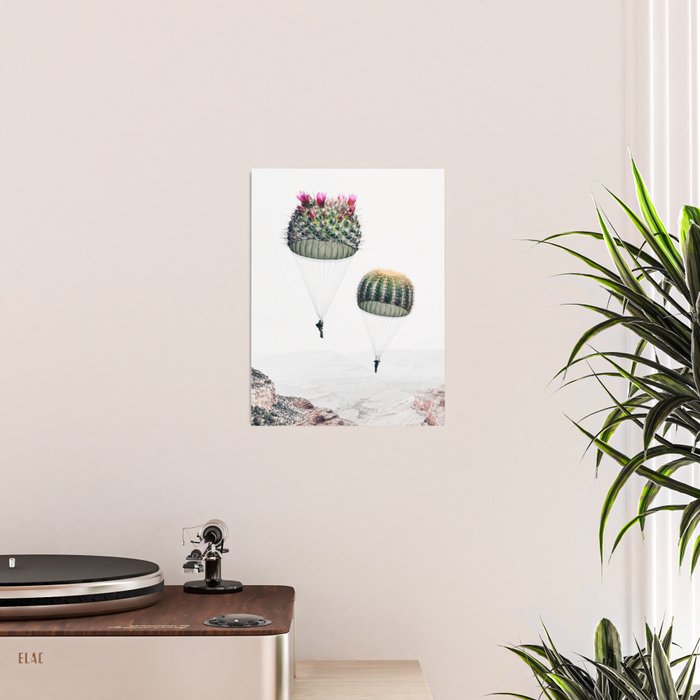 Flying Cacti Poster Gallery Image 2