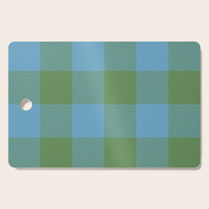 Cozy Gingham Heirloom Charm Cutting Board Gallery Image 1