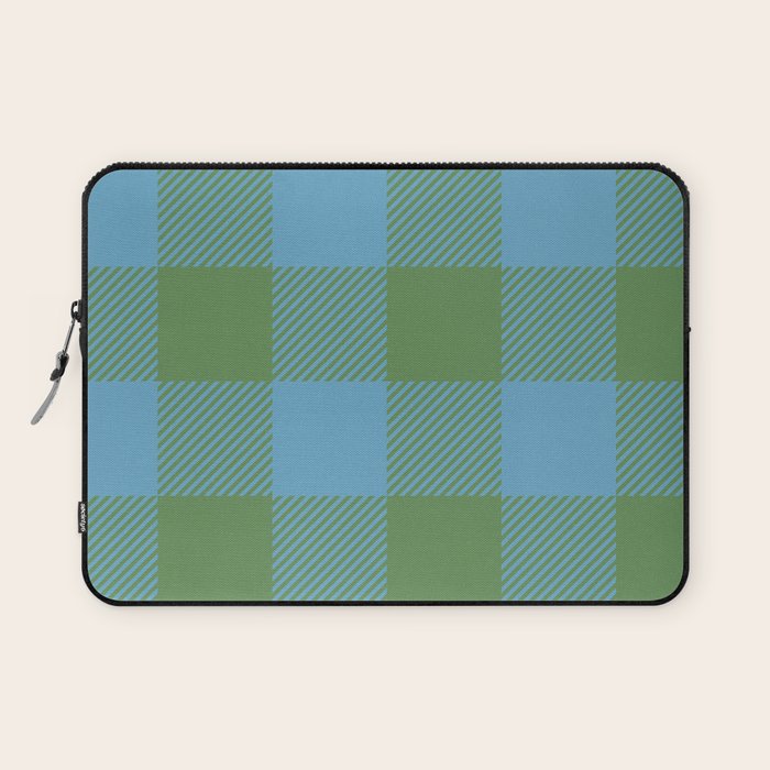 Cozy Gingham Heirloom Charm Laptop Sleeve Gallery Image 1