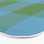 Cozy Gingham Heirloom Charm Bath Mat Gallery Image 3