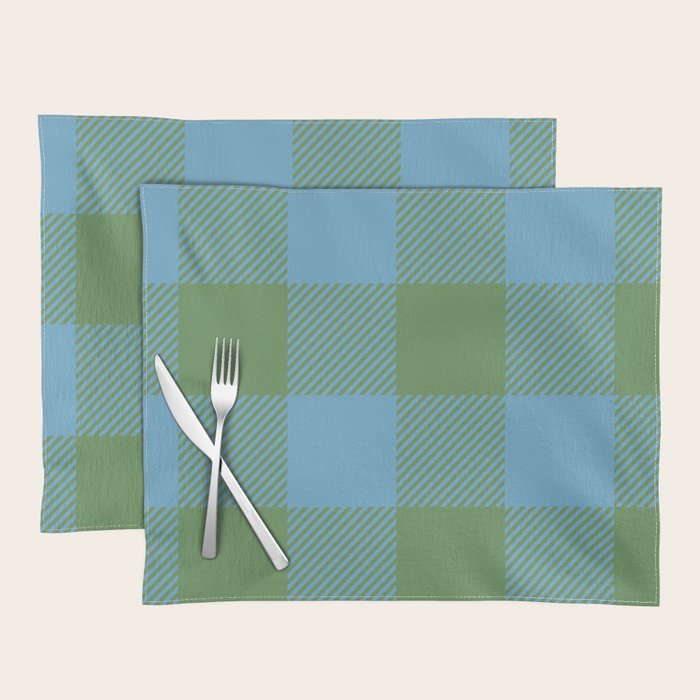 Cozy Gingham Heirloom Charm Placemat Gallery Image 1