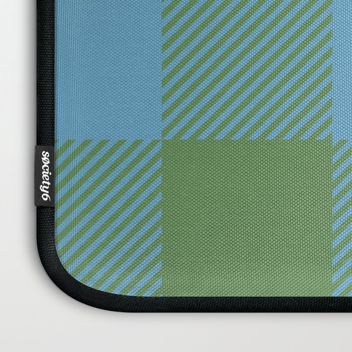 Cozy Gingham Heirloom Charm Laptop Sleeve Gallery Image 3