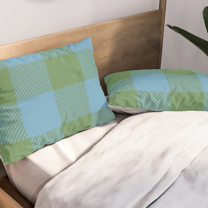Cozy Gingham Heirloom Charm Pillow Sham Gallery Image 2