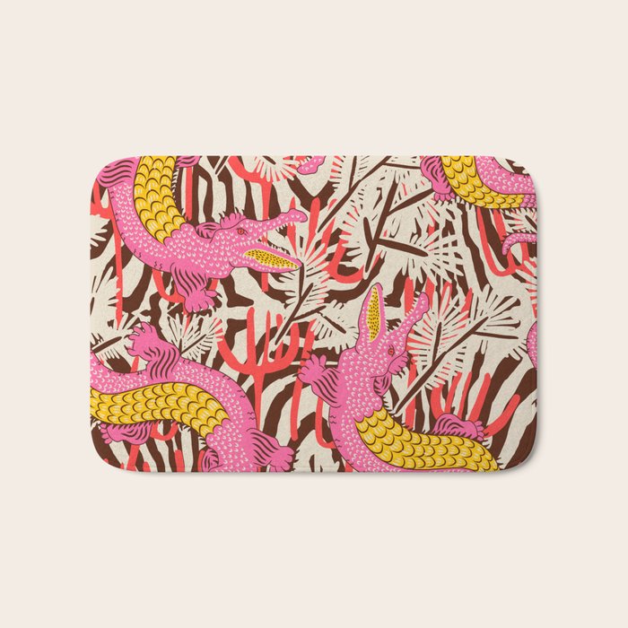 BAZAAR FETE GATOR Bath Mat Gallery Image 1