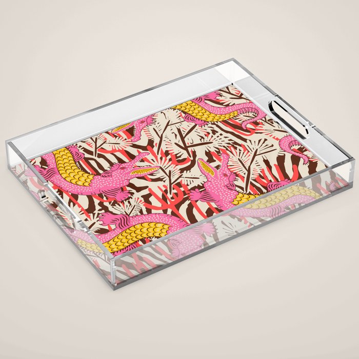 BAZAAR FETE GATOR Acrylic Tray Gallery Image 1