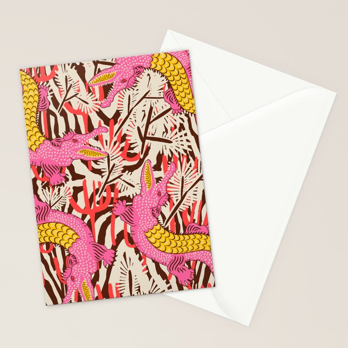 BAZAAR FETE GATOR Stationery Card Gallery Image 2