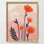 Abstract flower nature landscape art Serving Tray Gallery Image 1