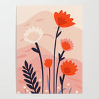 Abstract flower nature landscape art Poster Gallery Image 4