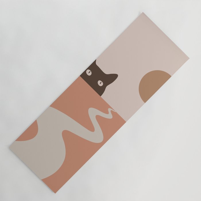 Cat Landscape 16 Yoga Mat Gallery Image 1