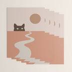 Cat Landscape 16 Wrapping Paper Gallery Image 3