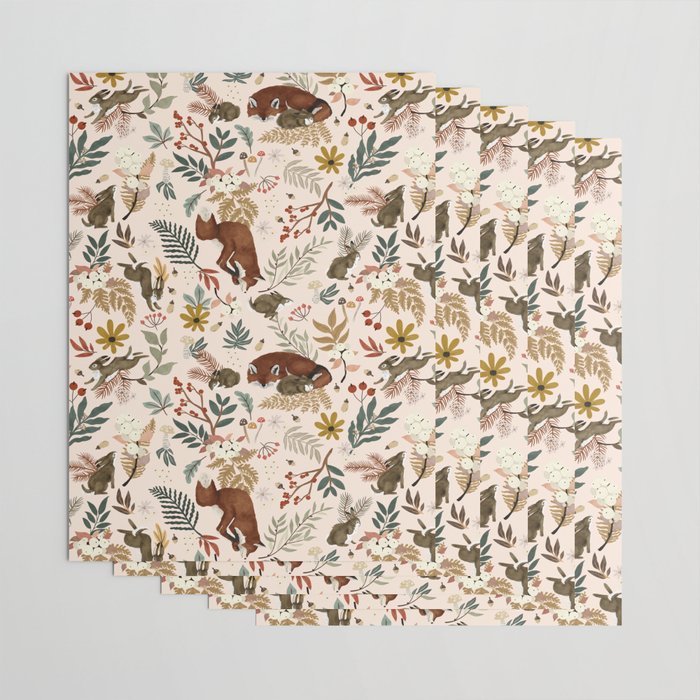 Animals winter wild nature 63 Wrapping Paper Gallery Image 3