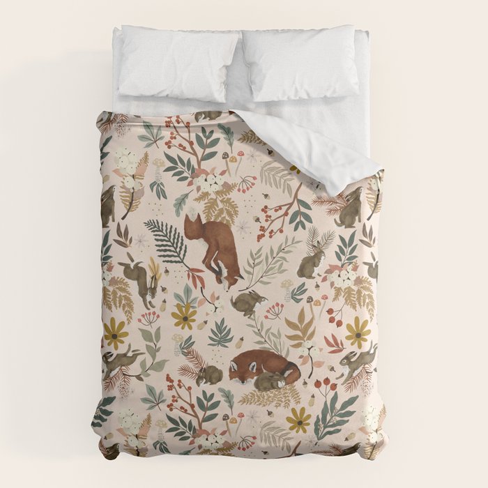 Animals winter wild nature 63 Duvet Cover Gallery Image 1