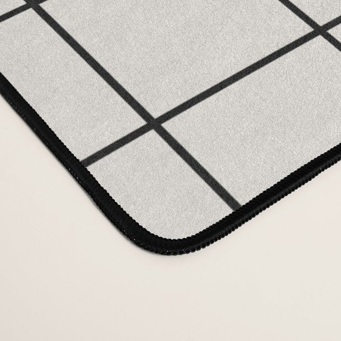 Flamingo Drip | Warp Grid: Off-White Day Edition Desk Mat Gallery Image 4