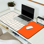 Flamingo Drip | Warp Grid: Off-White Day Edition Desk Mat Gallery Image 2