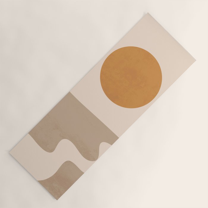 Minimal Abstract Art Landscape 6 Yoga Mat Gallery Image 1