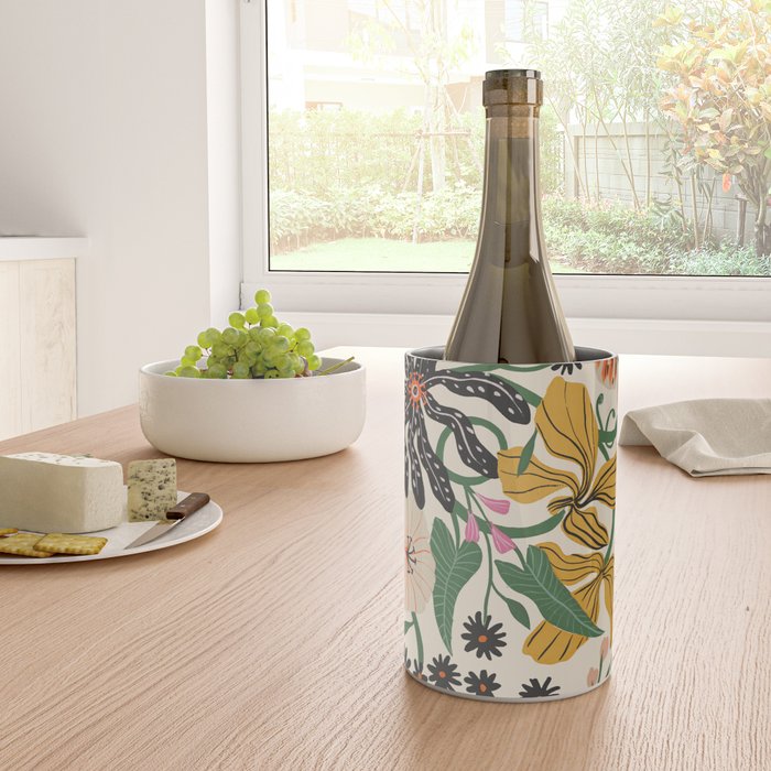 Merrick Floral - creme Wine Chiller Gallery Image 4