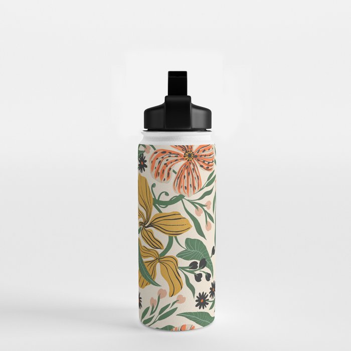 Merrick Floral - creme Water Bottle Gallery Image 2