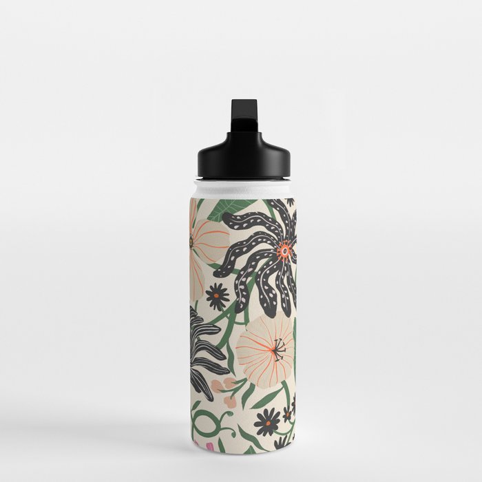 Merrick Floral - creme Water Bottle Gallery Image 3