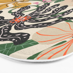 Merrick Floral - creme Bath Mat Gallery Image 3