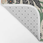Merrick Floral - creme Bath Mat Gallery Image 2