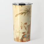 Antique 18th Century Chinoiserie Scene Jean Baptiste Pillement Travel Mug Gallery Image 1