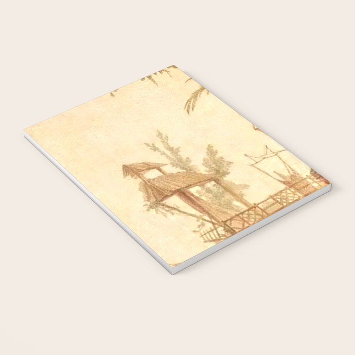 Antique 18th Century Chinoiserie Scene Jean Baptiste Pillement Notebook Gallery Image 3