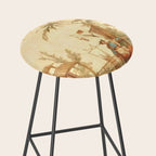 Antique 18th Century Chinoiserie Scene Jean Baptiste Pillement Stool Gallery Image 2