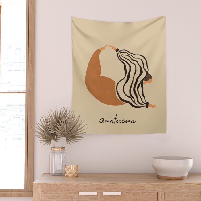 Q for Quintessence Wall Tapestry Gallery Image 2