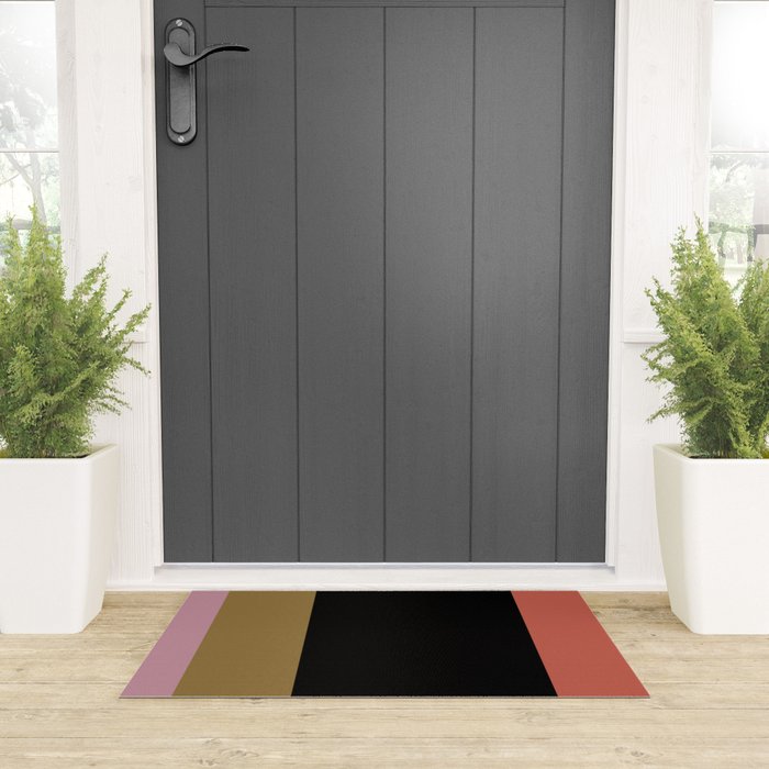 Contemporary Color Block IV Welcome Mat Gallery Image 3