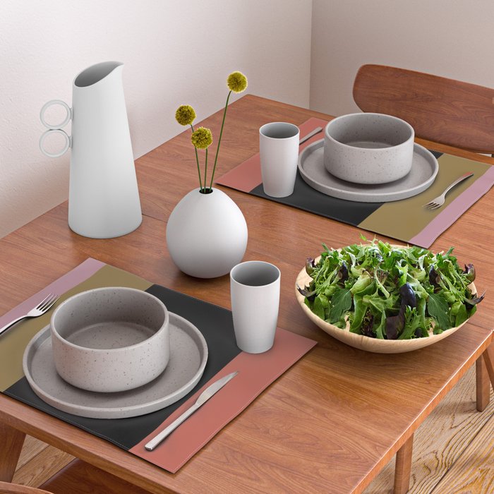 Contemporary Color Block IV Placemat Gallery Image 2
