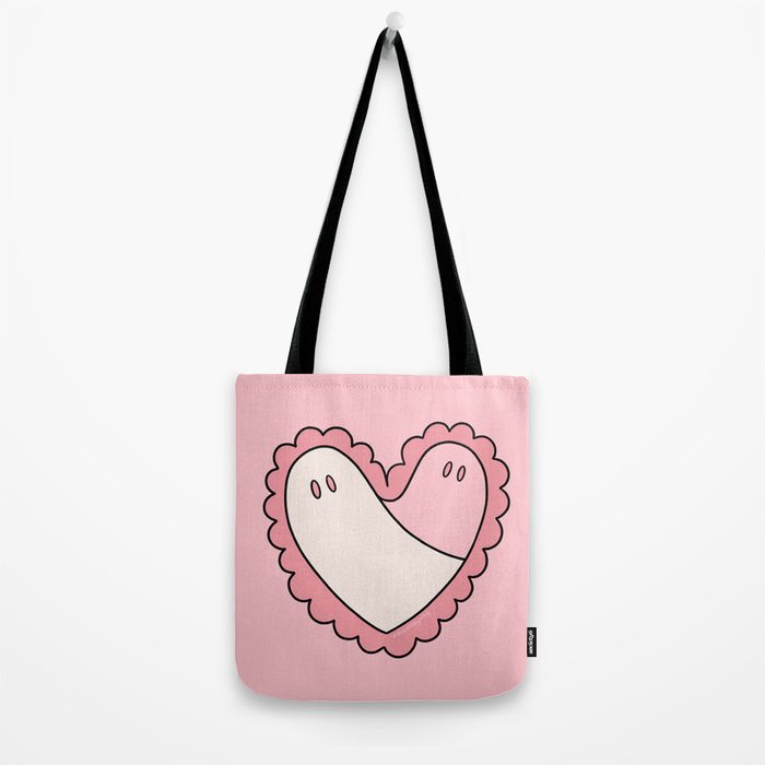 Ghost Heart Tote Bag Gallery Image 2
