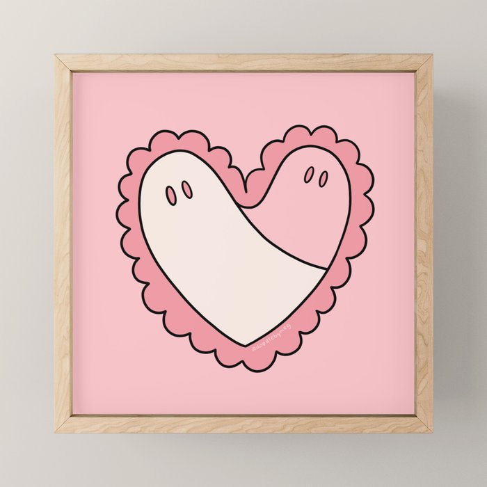 Ghost Heart Mini Art Print Gallery Image 1
