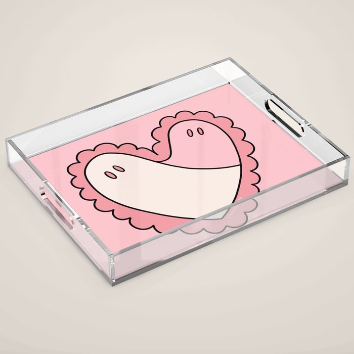 Ghost Heart Acrylic Tray Gallery Image 1