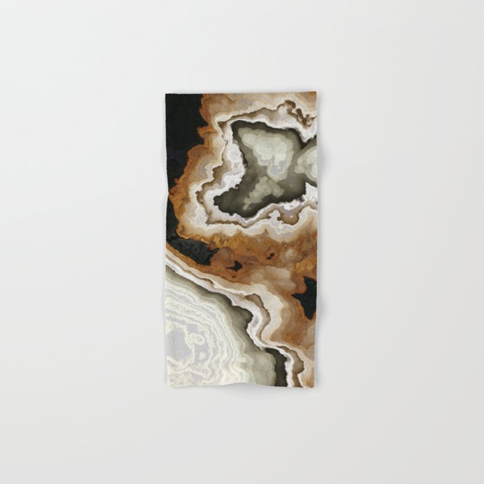 Ivory Agate Abstract Bath Towel Gallery Image 1